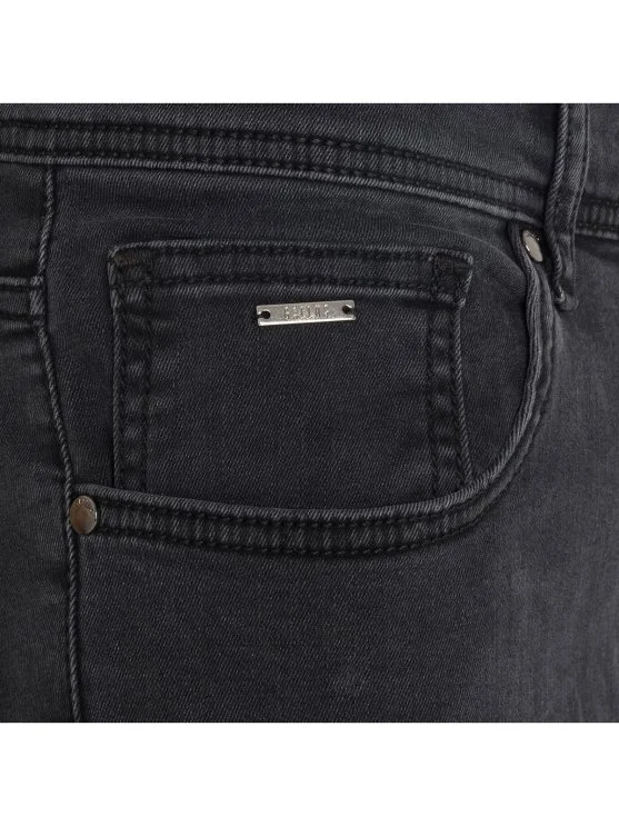 Gallus 5 Cep Regular Fit Yıkamalı Füme Denim Pantolon - Gallus