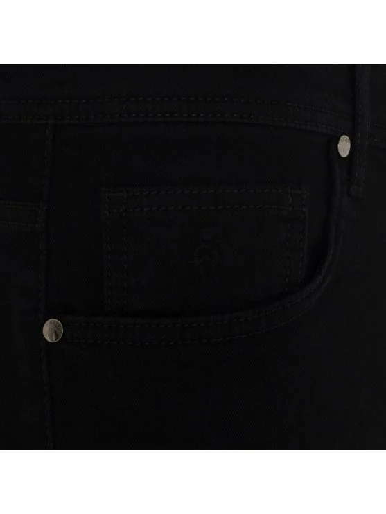 Gallus 5 Cep Siyah Regular Fit Denim Pantolon - Gallus