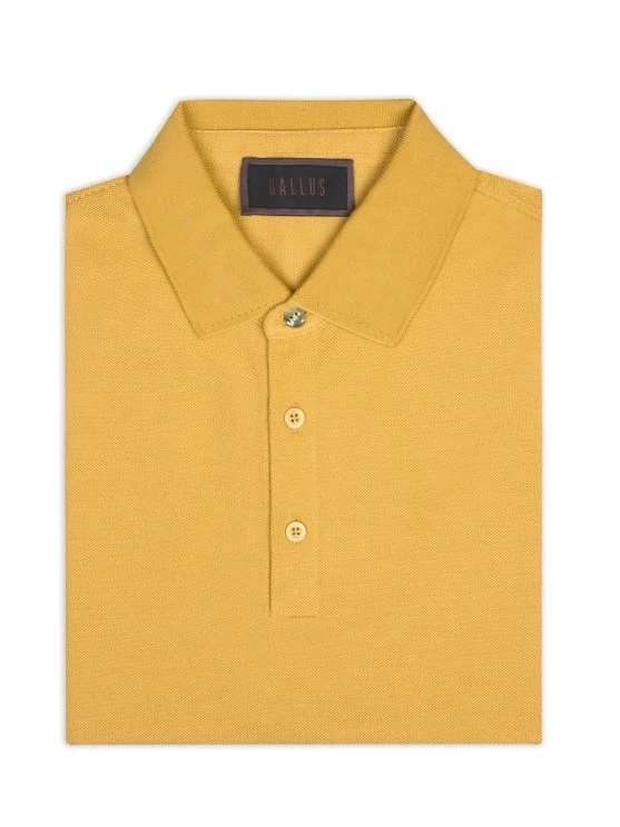 Gallus Hardal Polo Yaka Pike Pamuk Regular Fit Tişört - Gallus