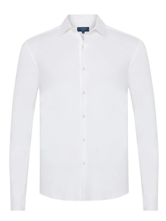 Germirli Albini Beyaz 4Flex Formula Active Pamuklu Slim Fit Gömlek - Germirli 