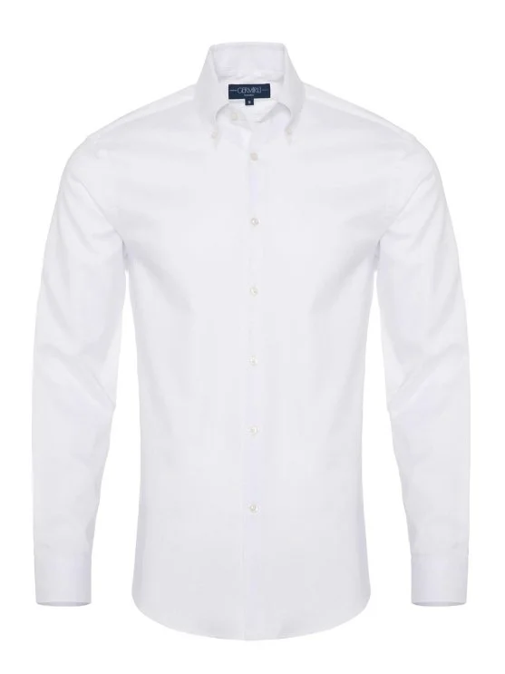 Germirli Non Iron Button Down Collar Tailor Fit Zero 24 Shirt - Germirli 