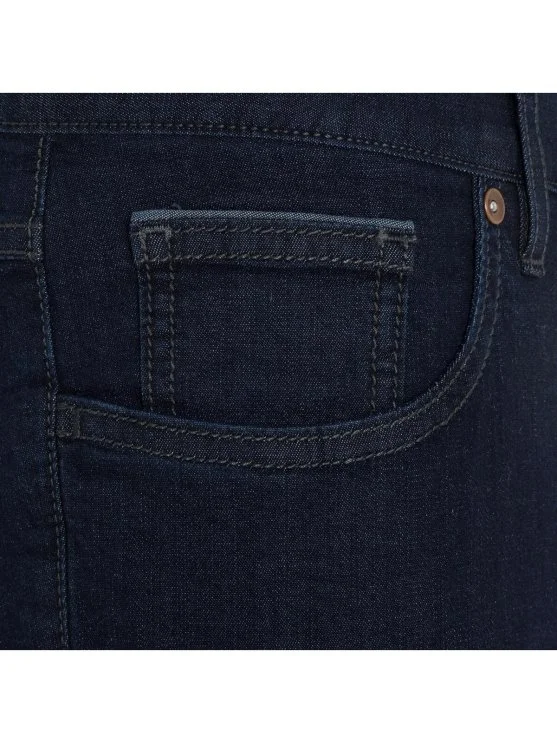 Hiltl 5 Cep İnce İndigo Lacivert Regular Fit Pamuk Elastan Denim Pantolon - Hiltl