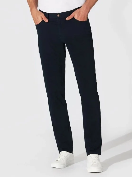 Hiltl 5 Cep Lacivert Pamuk Elastan Regular Fit Pantolon - Hiltl