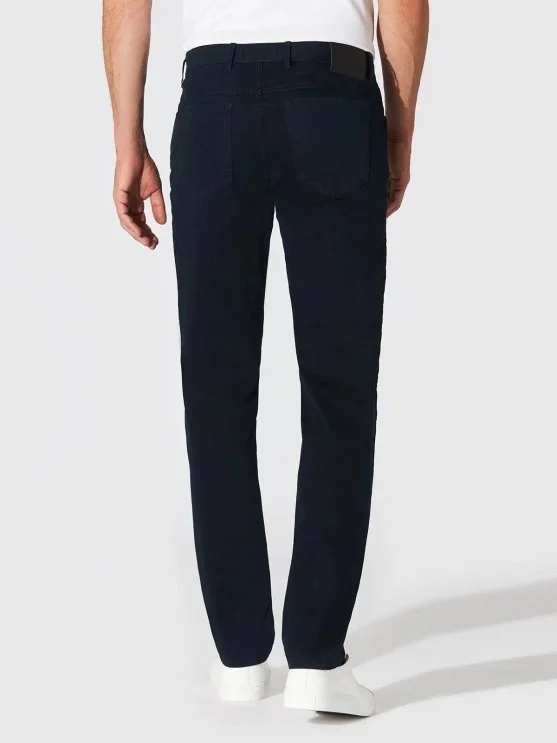 Hiltl 5 Cep Lacivert Pamuk Elastan Regular Fit Pantolon - Hiltl