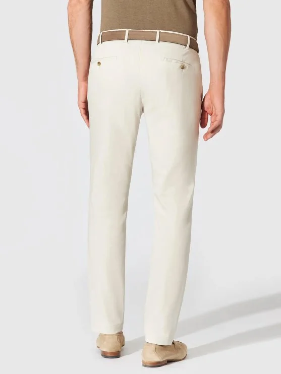 Hiltl Chino Bej Rengi Slim Fit Pamuk Pantolon - Hiltl
