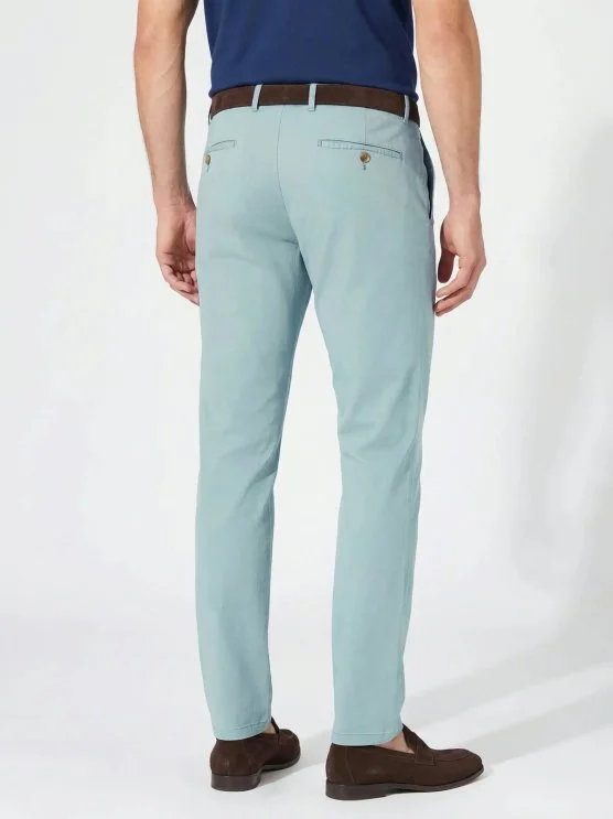 Hiltl Chino Buz Mavisi Slim Fit Pamuk Pantolon - Hiltl