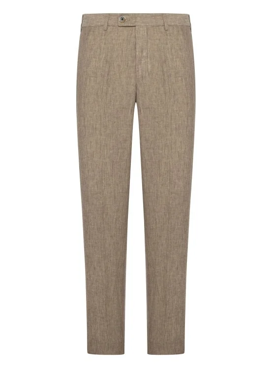Hiltl Chino Kum Beji Saf Keten Regular Fit Pantolon - Hiltl