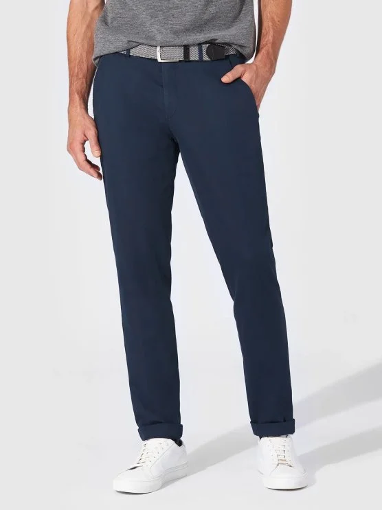 Hiltl Chino Lacivert Slim Fit Pamuk Pantolon - Hiltl