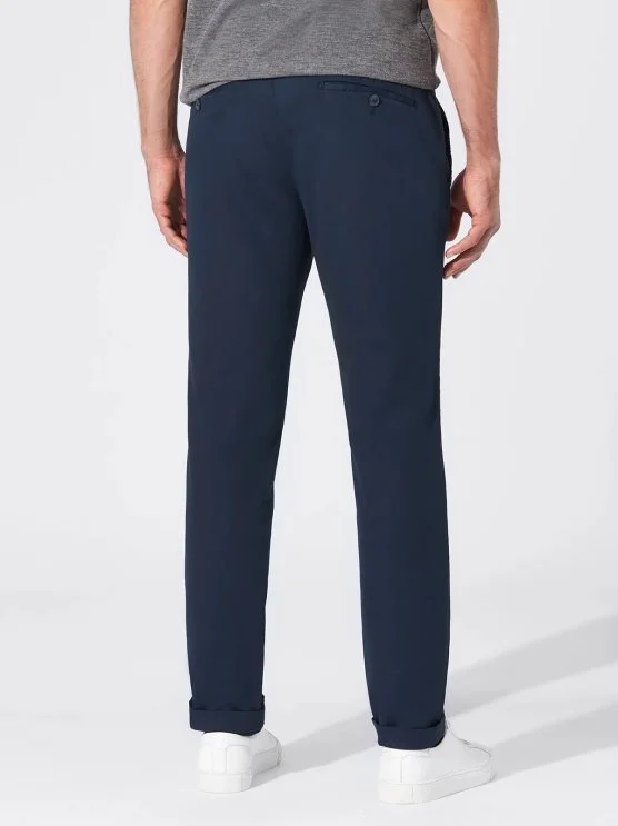 Hiltl Chino Lacivert Slim Fit Pamuk Pantolon - Hiltl