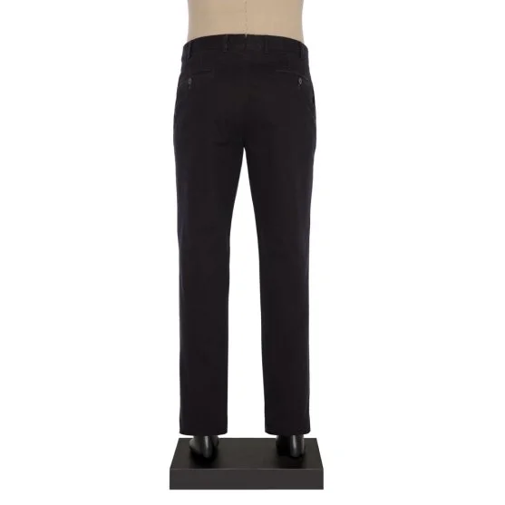 Hiltl Chino Micro Desenli Füme Pamuk Pantolon - Hiltl