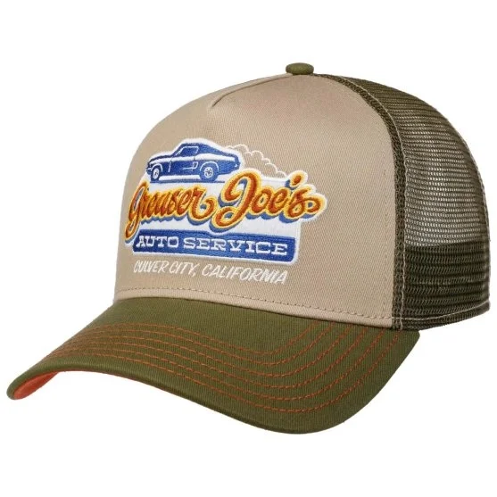JJ HATS Renkli Trucker Cap Greaser Joe's Cotton Ayarlanabilir Şapka - JJ HATS