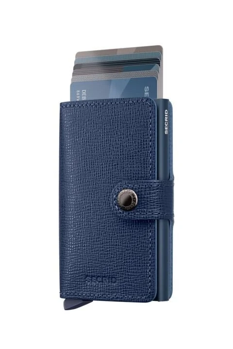 Secrid Miniwallet Crisple Navy Cüzdan - Secrid