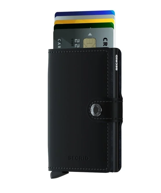 Secrid Miniwallet Matte Black Cüzdan - Secrid 