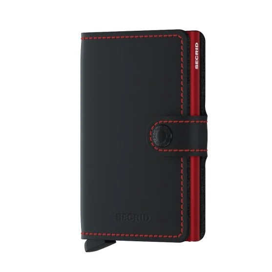 Secrid Miniwallet Matte Black Red Cüzdan - Secrid 