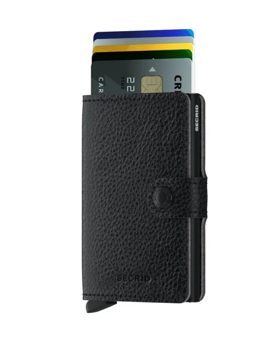 Secrid Miniwallet Veg Black Cüzdan - Secrid 