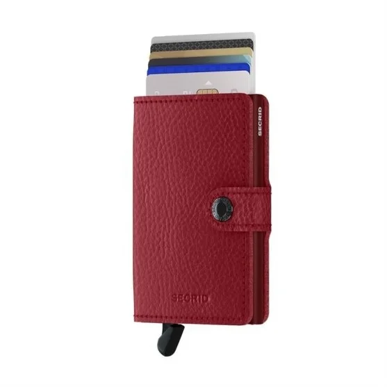 Secrid Miniwallet Veg Tanned Rosso Bordeaux Cüzdan - Secrid