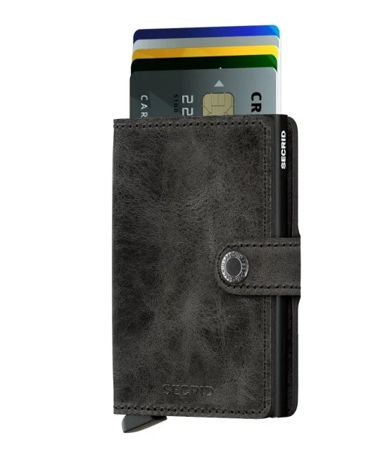 Secrid Miniwallet Vintage Black Cüzdan - Secrid 