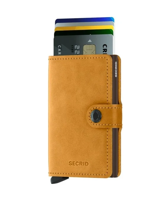 Secrid Miniwallet Vintage Ochre Cüzdan - Secrid 