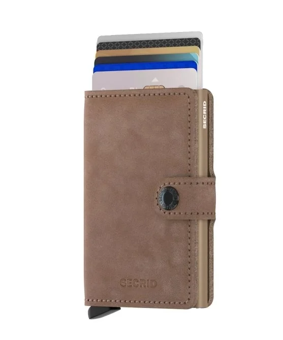 Secrid Miniwallet Vintage Taupe Cüzdan - Secrid