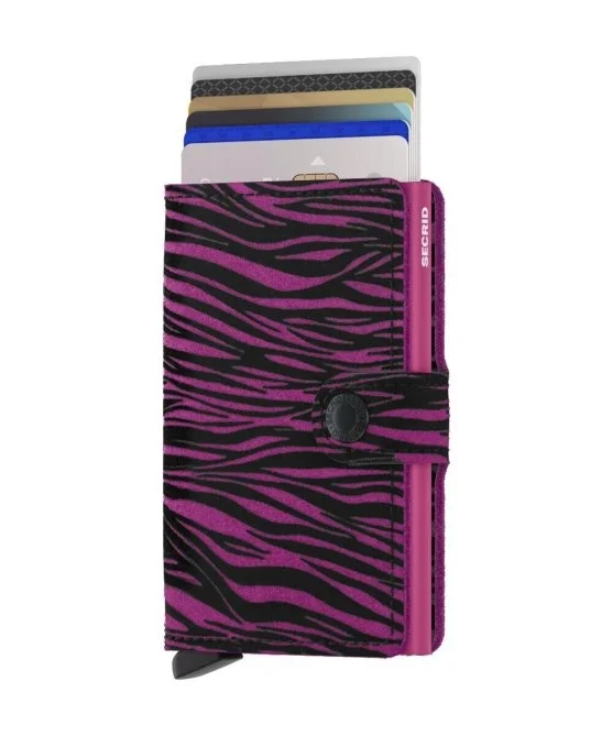 Secrid Miniwallet Zebra Fuchsia Cüzdan - Secrid 