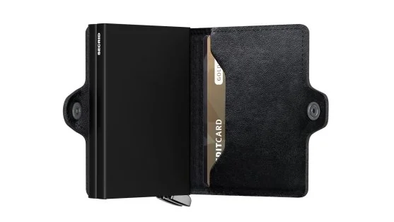 Secrid Premium Twinwallet Emboss Lines Black Cüzdan - Secrid 