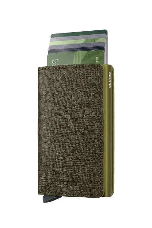 Secrid Slimwallet Crisple Kelp Cüzdan - Secrid