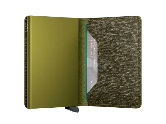 Secrid Slimwallet Crisple Kelp Cüzdan - Secrid