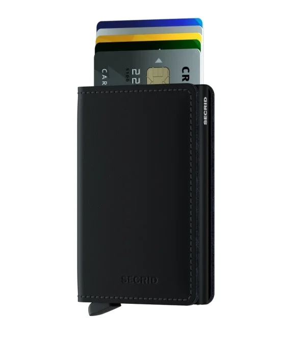 Secrid Slimwallet Matte Black Cüzdan - Secrid 