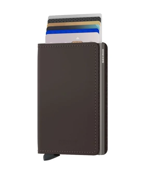 Secrid Slimwallet Matte Truffle Cüzdan - Secrid 