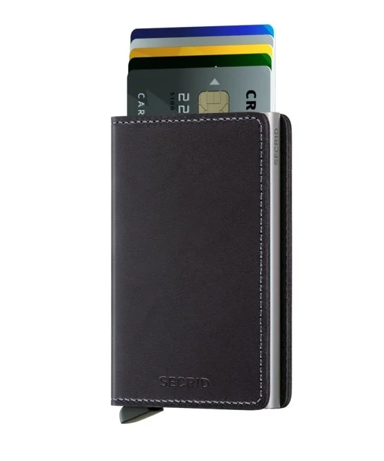 Secrid Slimwallet Original Black Cüzdan - Secrid 