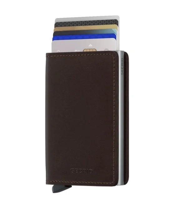 Secrid Slimwallet Original Dark Brown Cüzdan - Secrid 