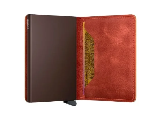 Secrid Slimwallet Vintage Orange Cüzdan - Secrid