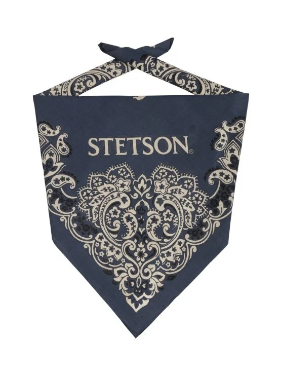 Stetson Bandana Pamuk Lacivert Mendil - Stetson