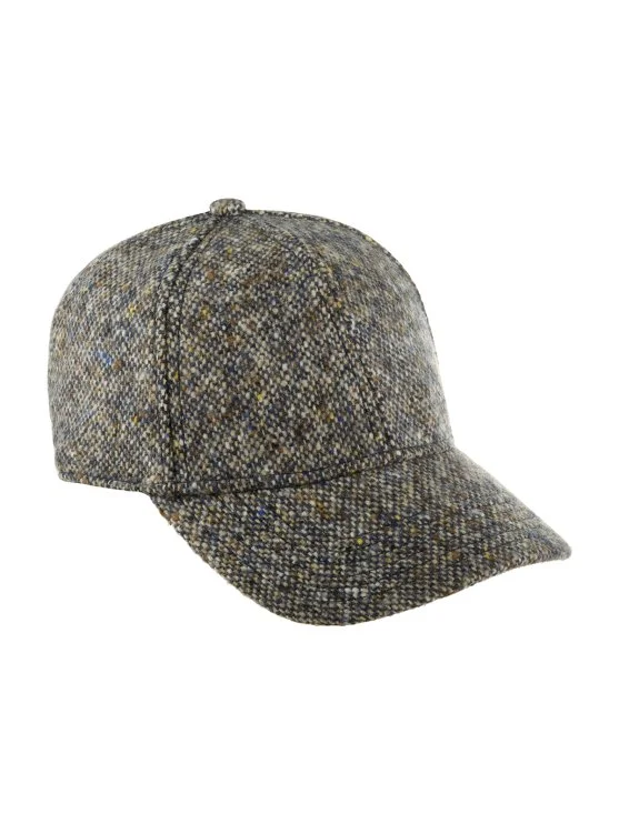 Stetson Baseball Cap Donegal Bej Yün Tweed Şapka - Stetson