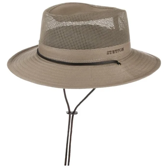 Stetson Bej Rengi Outdoor Air Cotton Coolmax Şapka - Stetson