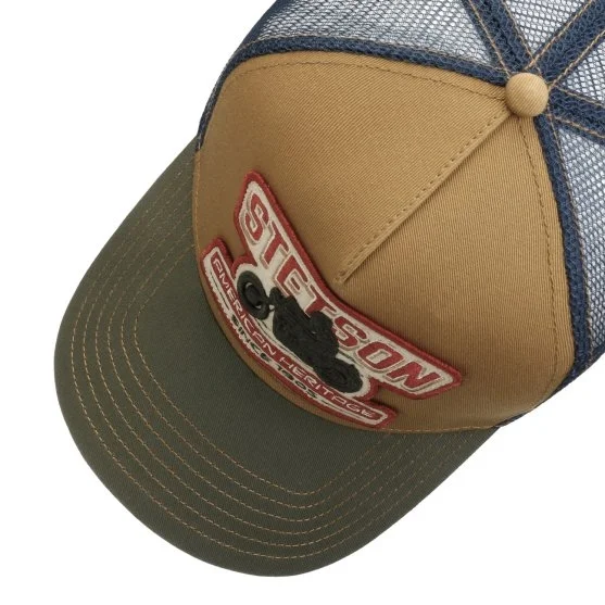 Stetson Renkli Trucker Cap Motorcycle Cotton Ayarlanabilir Şapka - Stetson