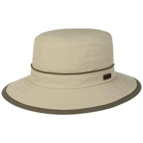 Stetson Yeşilimsi Bej Bucket Outdoor Uv Protection Coolmax Water Repellent Şapka - Stetson