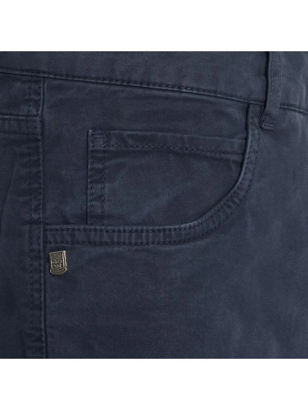 40WEFT Erkek 5 Cep Vintage Lacivert Slim Fit Pamuklu Pantolon - 3