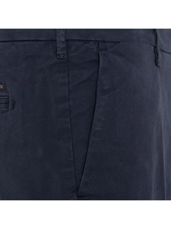 40WEFT Erkek Chino Vintage Lacivert Slim Fit Pamuklu Pantolon - 3