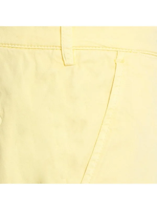 40WEFT Sarı Vintage Twill Pamuk Bermuda - 2
