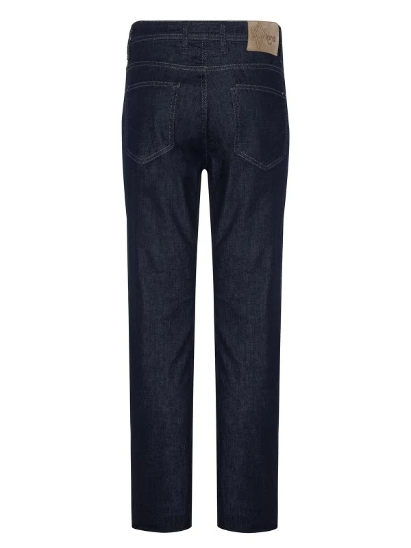 Alphauomo 5 Cep İndigo Rinse Yıkamalı İnce Denim Regular Fit Pantolon - 3