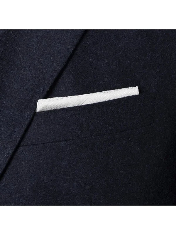 Carl Gross Loro Piana Zelander Lacivert Astarsız Yün Ceket - 2