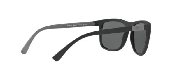 Emporio Armani Matte Black Square Güneş Gözlüğü - 8