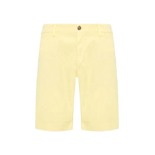 40WEFT Yellow Vintage Twill Cotton Bermuda - 1