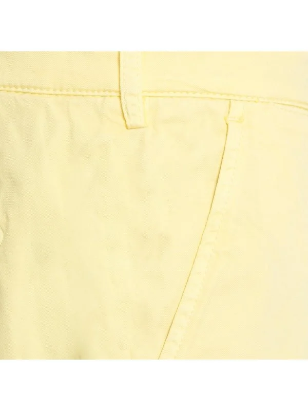 40WEFT Yellow Vintage Twill Cotton Bermuda - 2