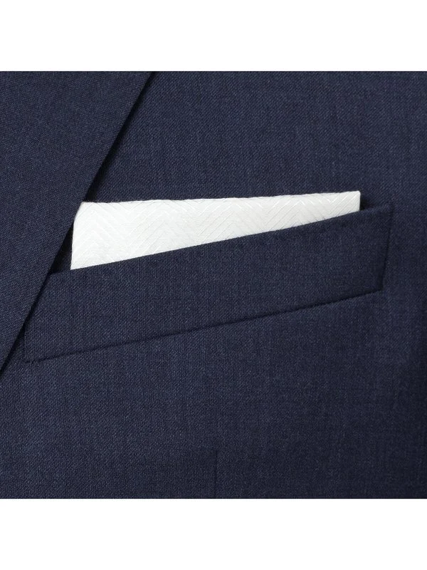 Carl Gross Air Blue Loro Piana Zeelander Natural Germirli Regular Fit Wool Suit - 2