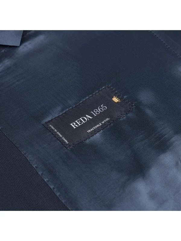 Carl Gross Navy Blue-Grey Reda Prince De Galle Modern Fit Men's Suit - 3