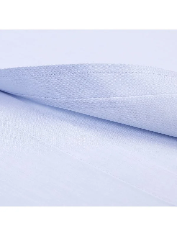 Blue Italian Collar Tailor Fit Cotton Exclusive Shirt with Germirli - 3