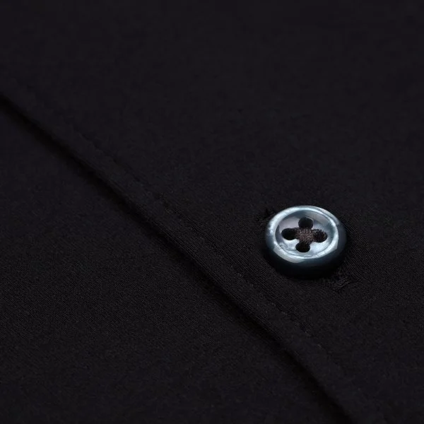 Germirli Black Cotton 3D Germirli Slim Fit Active Shirt - 3