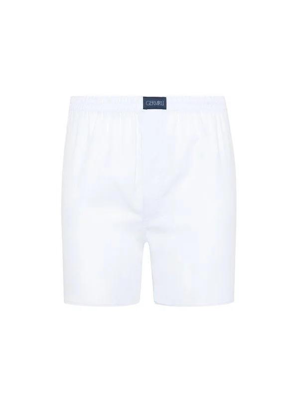 Germirli Light Blue Thin Poplin Cotton Boxer Shorts - 1